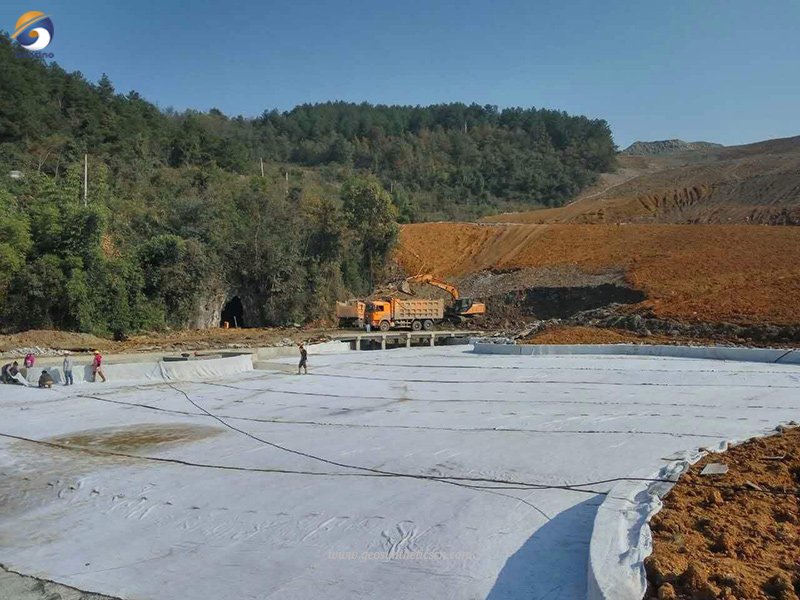 Continuous Filament Non Woven Geotextile Fabric for Road Construction