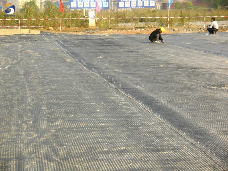 Fiberglass Geogrid for landfill project