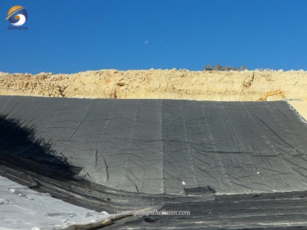 Smooth Geomembrane for Power Station Project