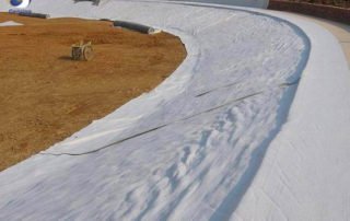 Staple Fiber Needle Punched Geotextile Fabric for Reservoir Construction Project in Turkey