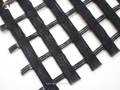 Warp Knitting Polyester Geogrid Fabric