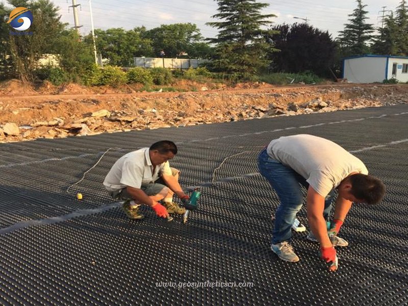 cuspated drainage sheet forTraffic engineering
