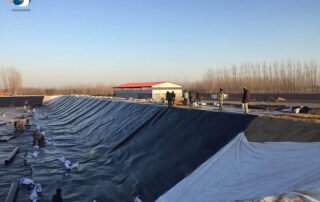 Farm Pond liner for Shrimp Projects in Ecuador