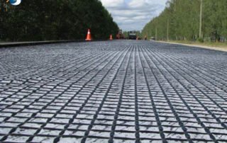 Fiberglass Geogrid Fabric for Road Construction in Indonesia