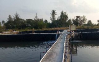 HDPE Farm Pond Liners for Aquaculture Fish Pond Project in Kenya