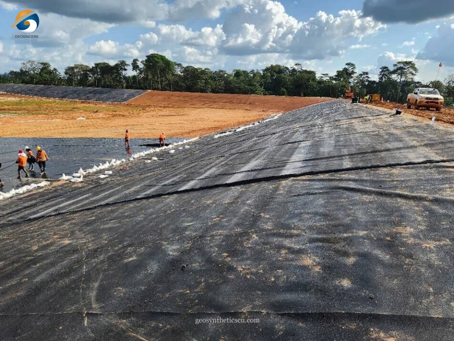 GEOSINCERE Polyethylene HDPE Liner for Coal Mining