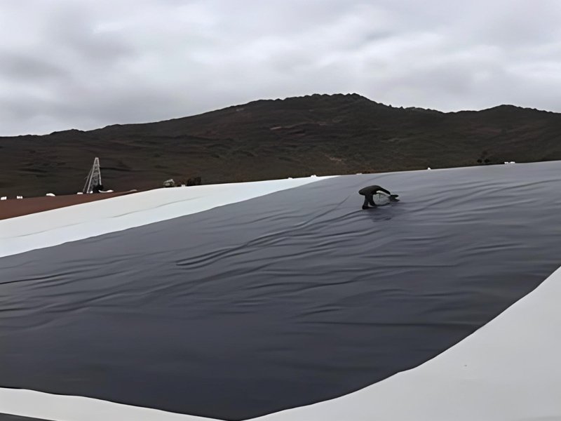 HDPE Smooth Geomembrane Peru for Mining Project