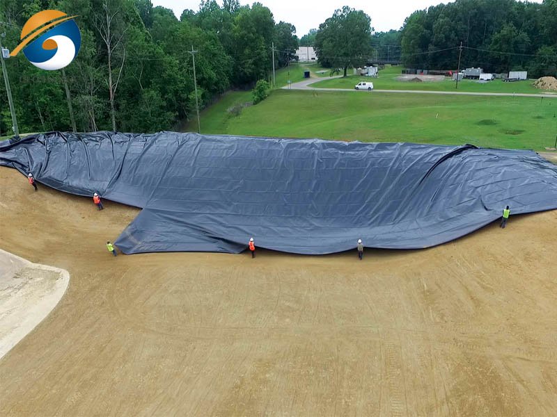 Smooth HDPE Geomembrane Sheet for Mining Project