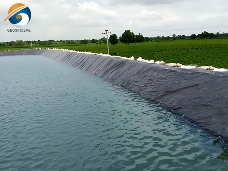 High Density Geomembrane for Water Storage Pits
