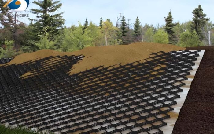 Perforated Geocell for Road Reinforcement